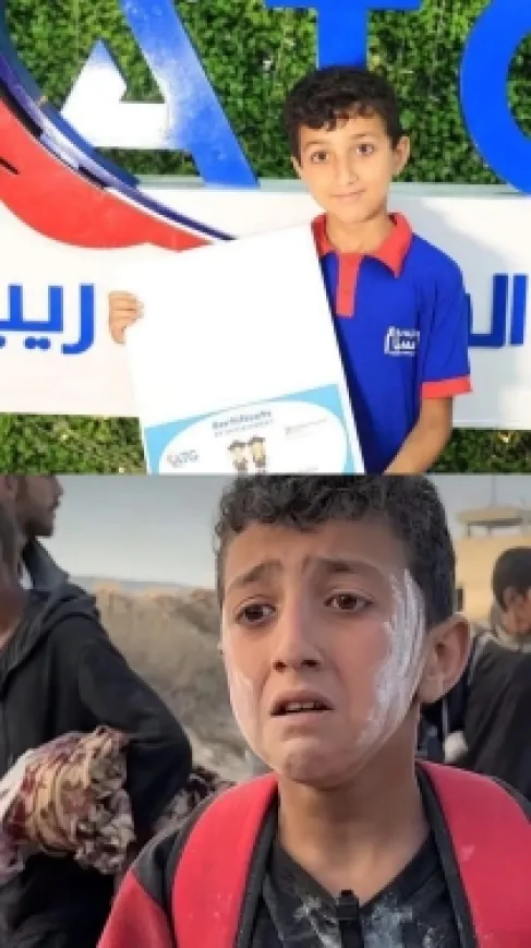من هو الطفل الذي أكل التراب في غزة؟ - فيديو