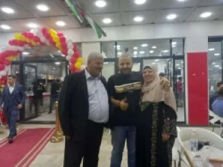 منتصر العطيوي يهنئ الدكتور محمد وخليل العقدة بافتتاح فرع أبو زغله في الزرقاء