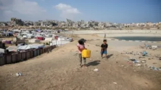 اليونيسف: غزة تواجه جفافا من صنع الإنسان وشبكات المياه تنهار