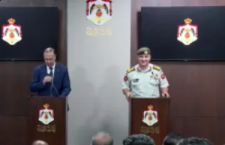بث مباشر للمؤتمر الصحفي الخاص بالإعلان عن برنامج (خدمة العلم) بالأردن