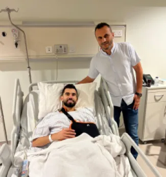 نجاح عملية جراحية لنجم الفيصلي وغيابه 4 أشهر